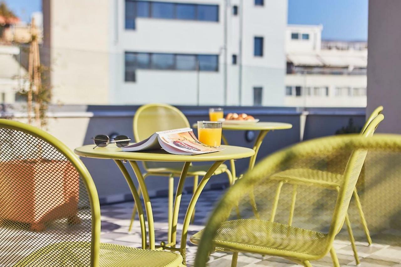 Live In A Funky & Renovated Studio Near Acropolis Aten Exteriör bild